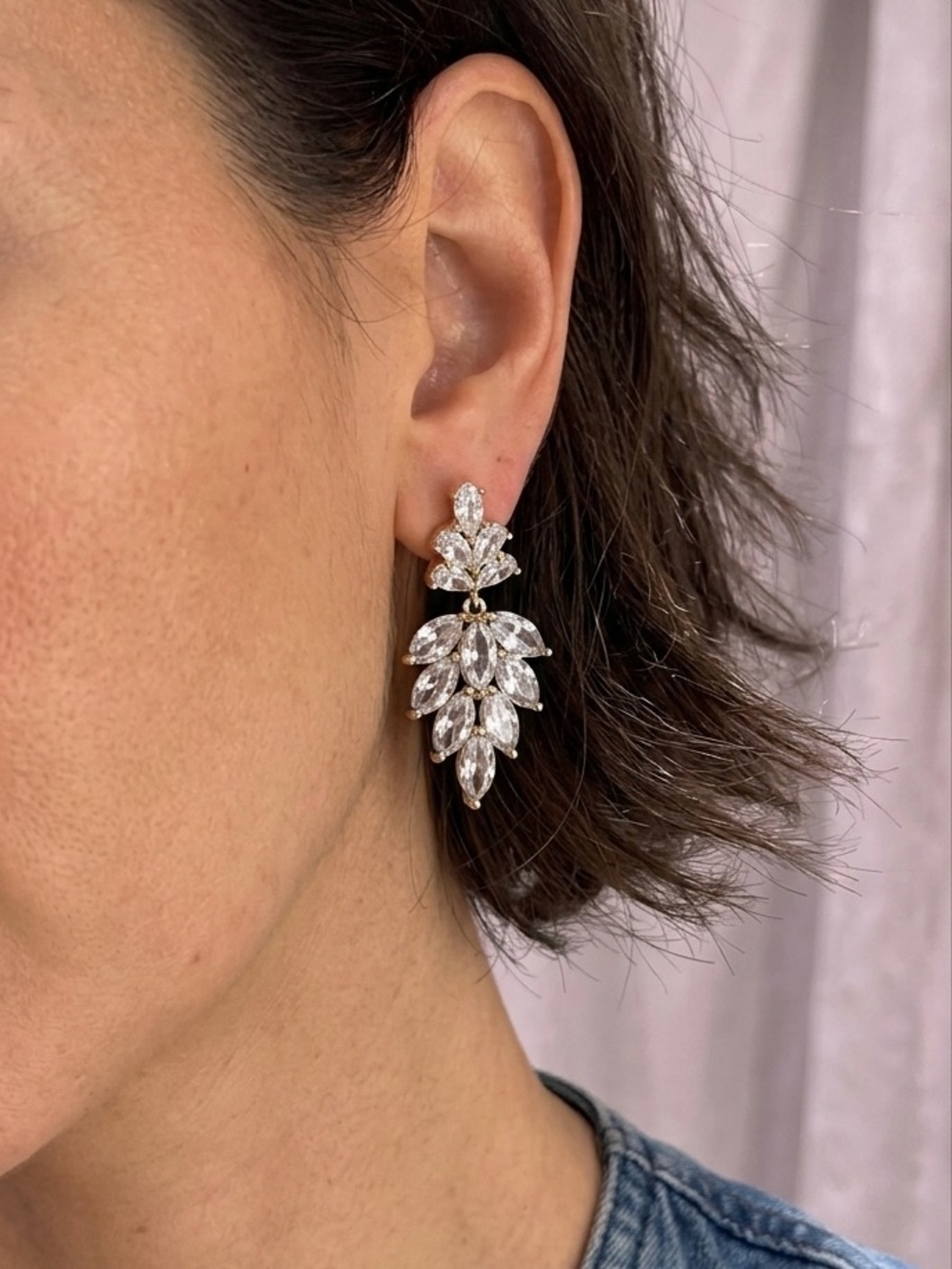 Drop Stone Earrings